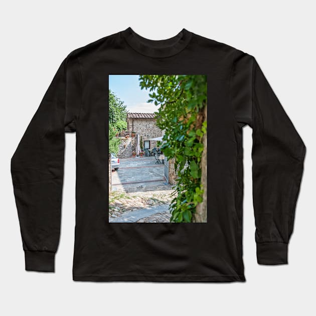 Tuscany Retreat B&B Long Sleeve T-Shirt by randymir